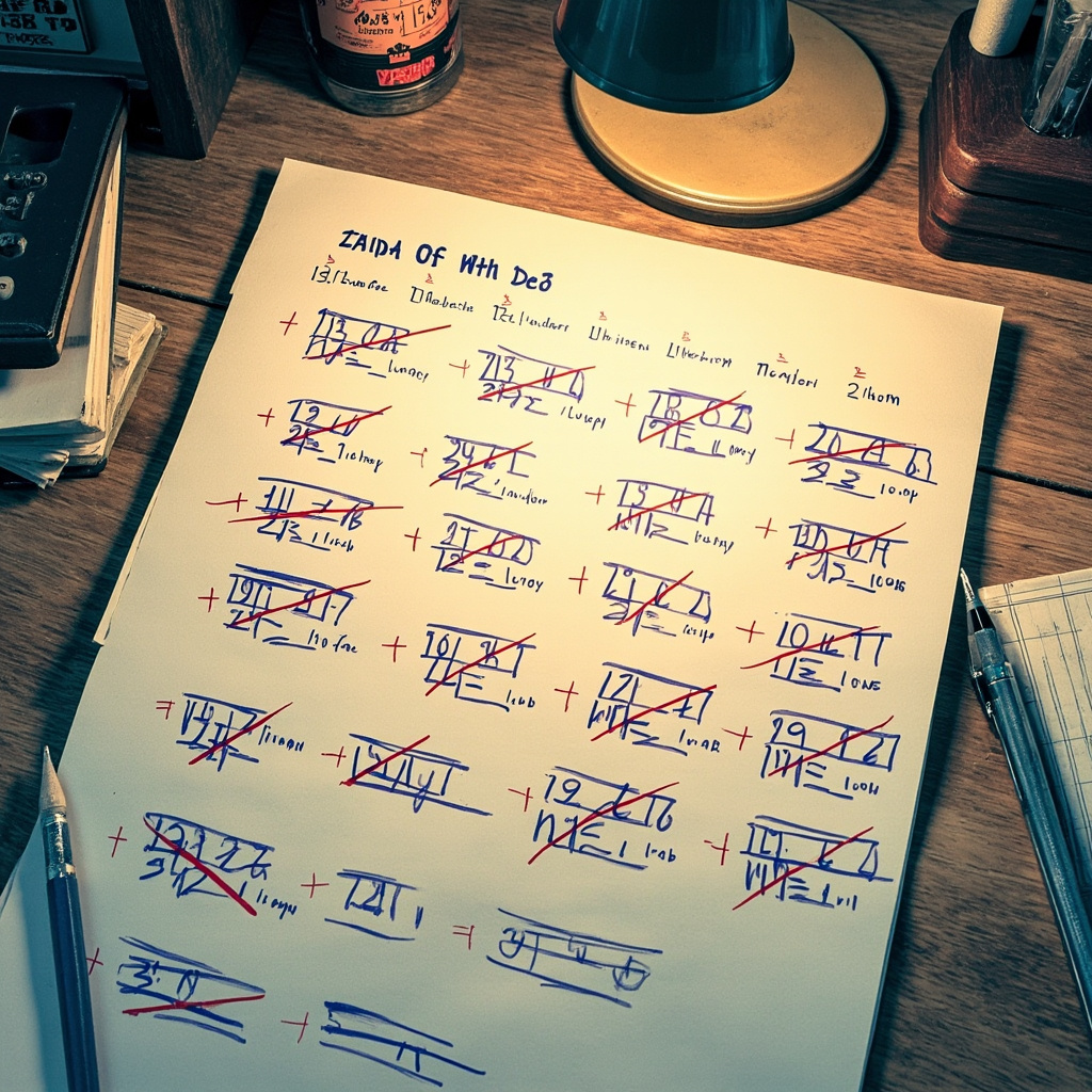 A redacted calendar with crossed-out dates and shifting presidential quotes overlaid on a map of the Persian Gulf