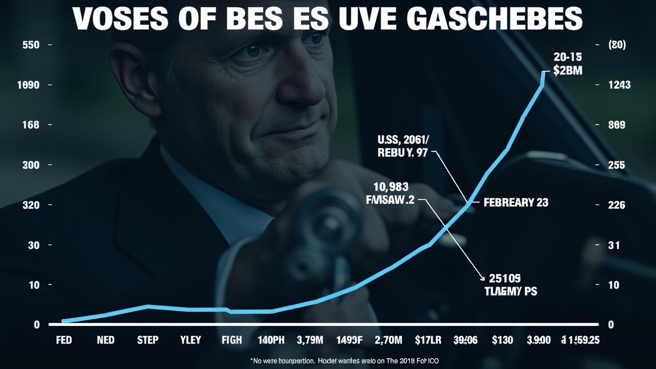 Line chart showing U.S. national average gasoline prices from February 1 through March 19, 2026, with a steep upward curve beginning on February 28