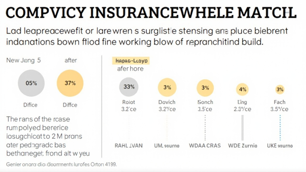 A comparison chart showing war risk insurance premiums before and after March 5, with rates rising from 0.05 percent of hull value to 3 percent, alongside Hapag-Lloyd and CMA CGM surcharge schedules