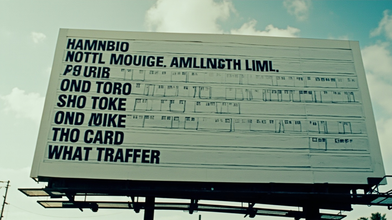 A billboard-style chart display showing multiple versions of the same song occupying the top ten positions