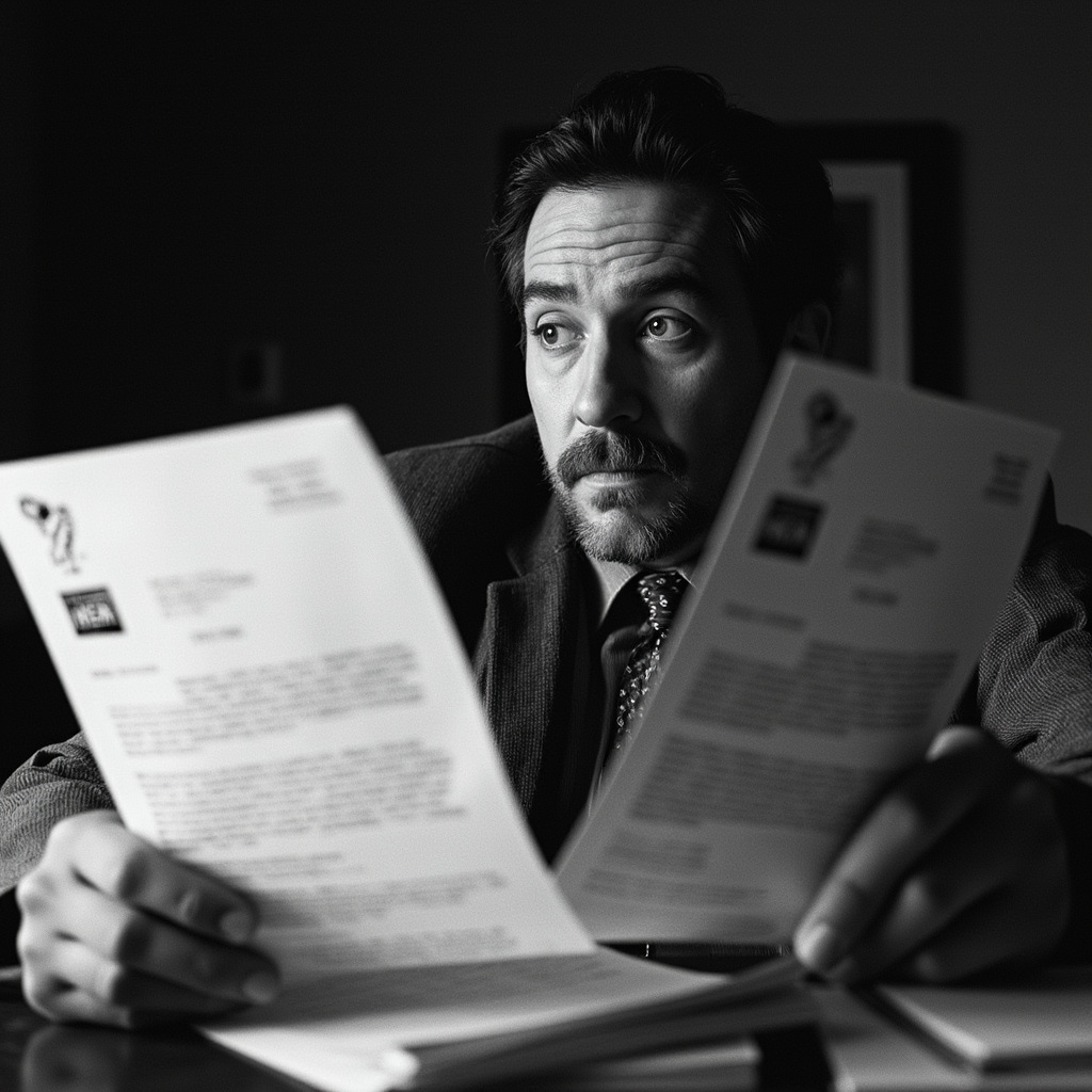 An art gallery interior with contemporary paintings on white walls, an empty bench in the center, soft gallery lighting, institutional setting