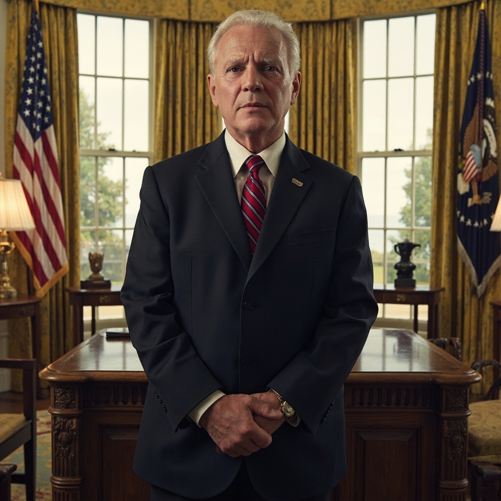 Homelander standing in the Oval Office from the Season 5 trailer