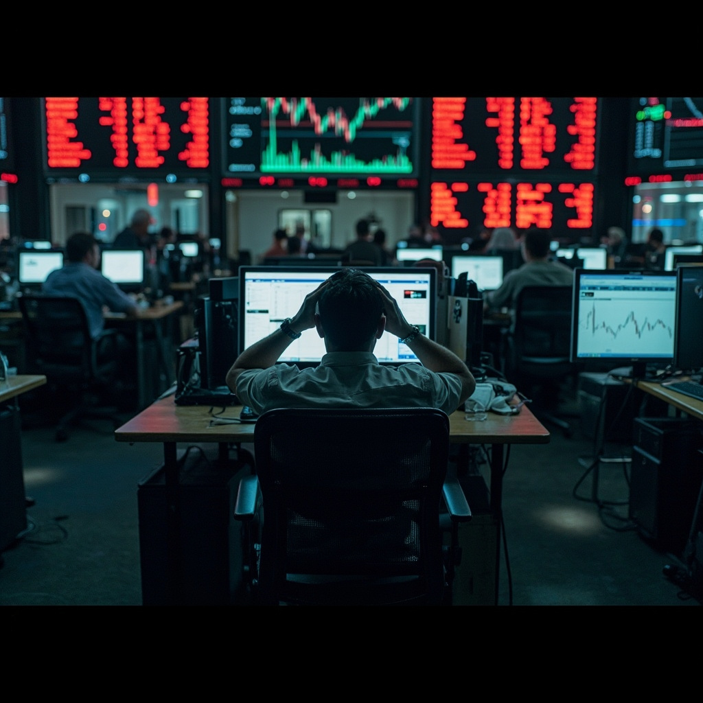 Chart showing Brent crude price dropping then surging within 24 hours