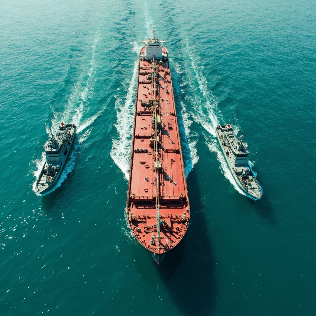 Oil barrel price chart showing spike above $106 with a trading floor backdrop