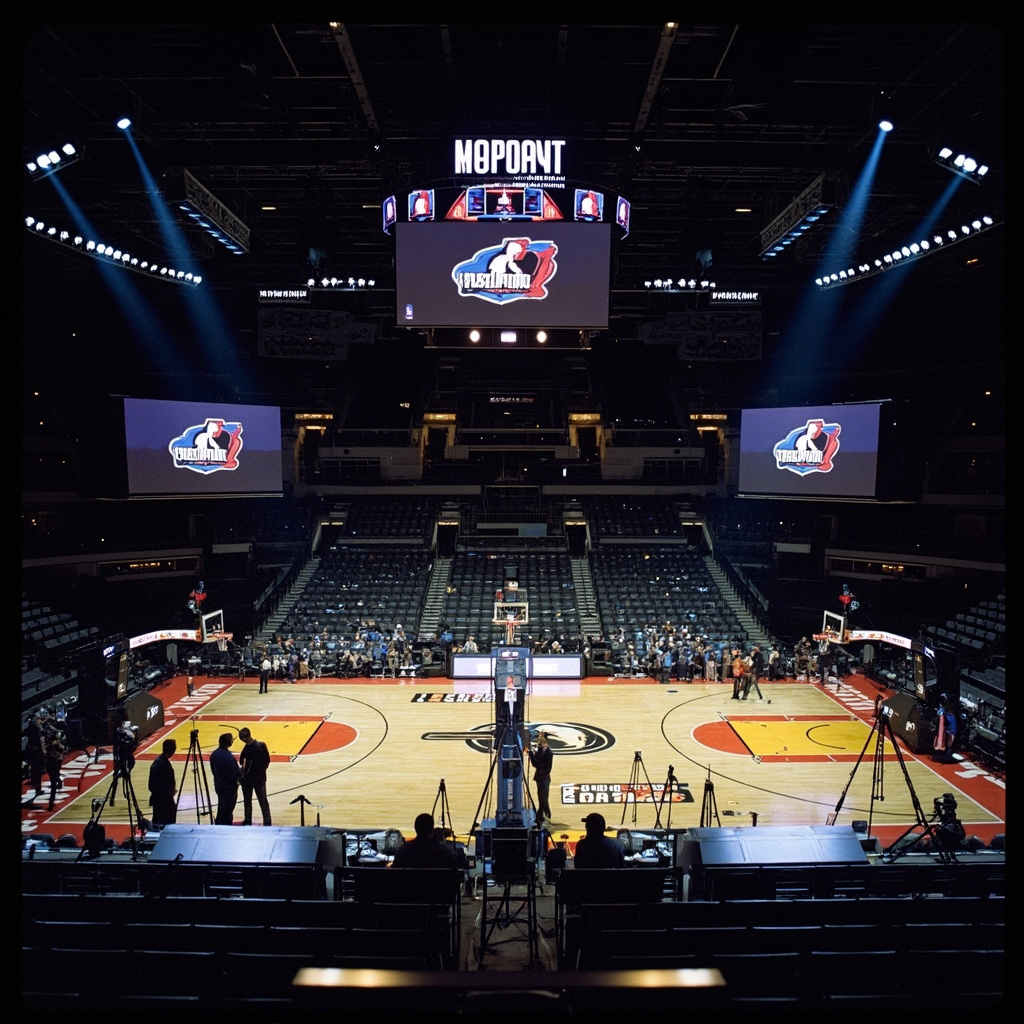 Portland Fire and Toronto Tempo logos side by side with a basketball court background and WNBA expansion draft banner