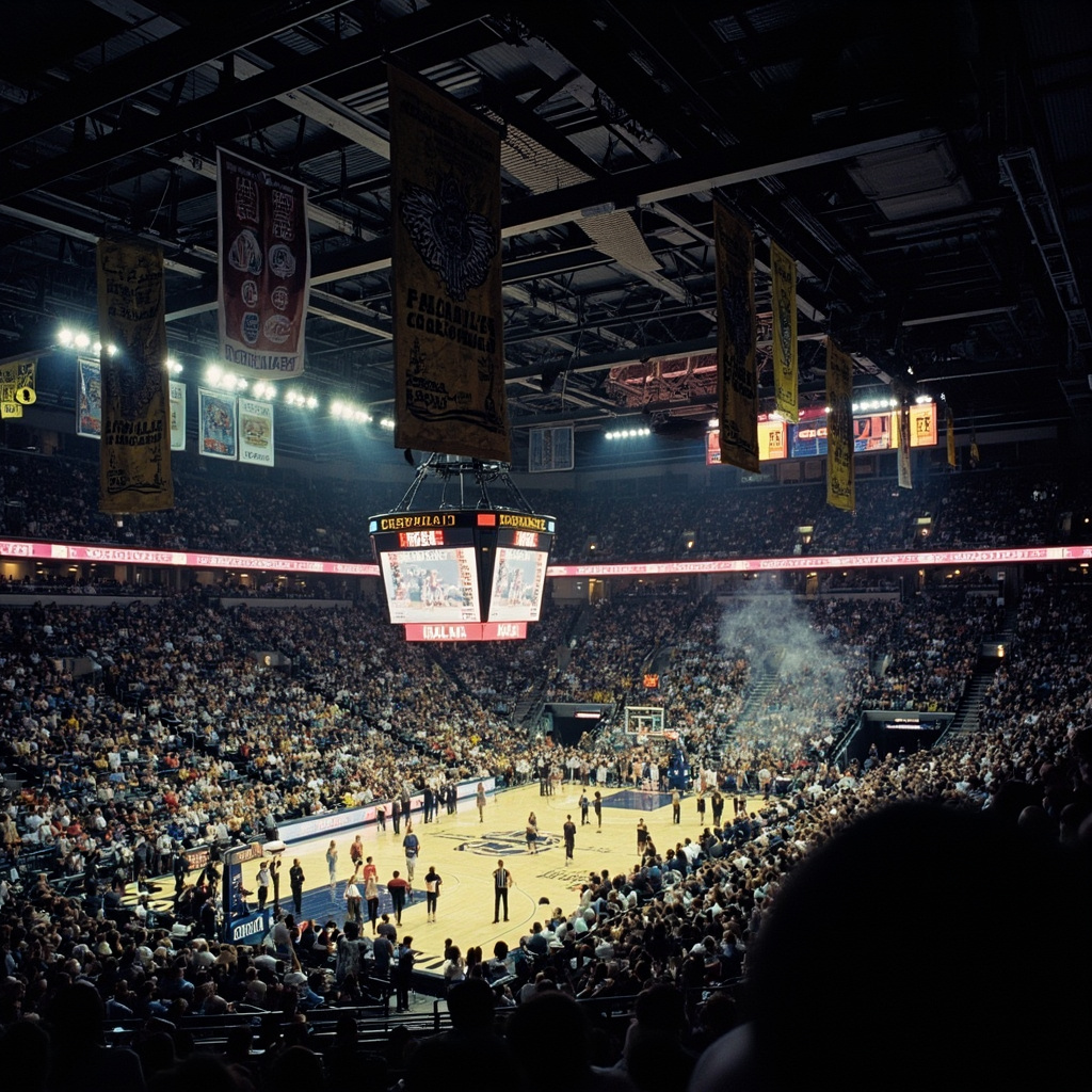 Composite image of Final Four court, WNBA expansion draft stage, and contract signing