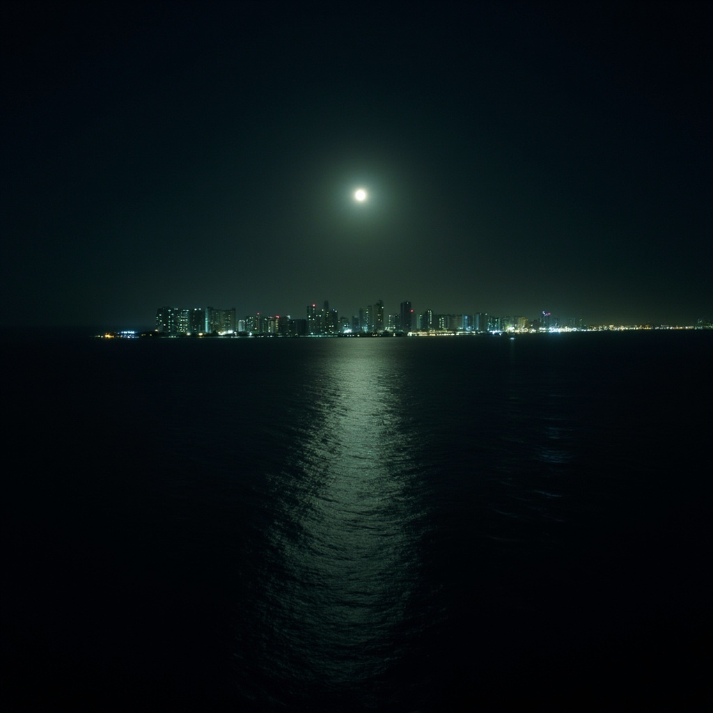 The Havana skyline in complete darkness during the March 2026 grid collapse