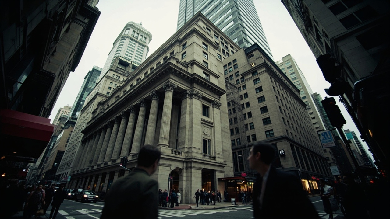 Goldman Sachs building exterior, financial district