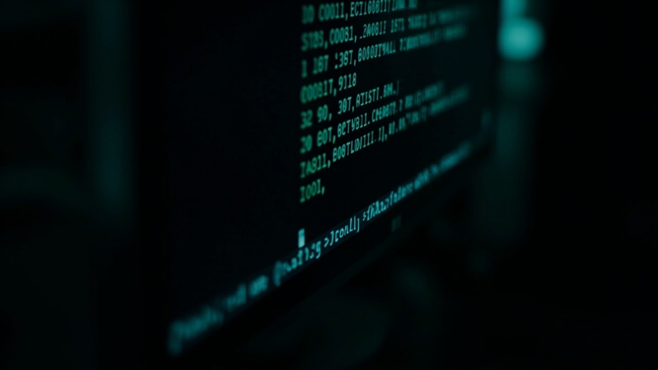 A terminal screen displaying scrolling exploit code with a green root shell prompt visible at the bottom