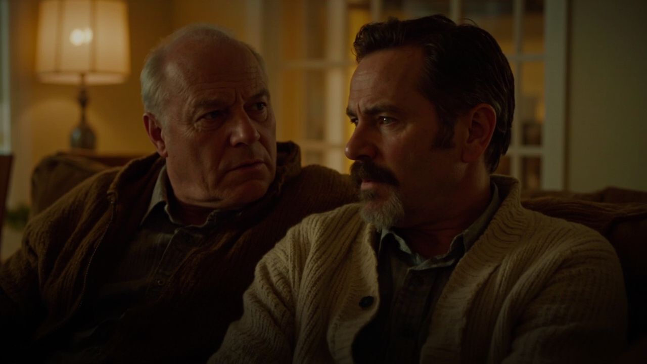 Bryan Cranston and Jane Kaczmarek in character as Hal and Lois Wilkerson