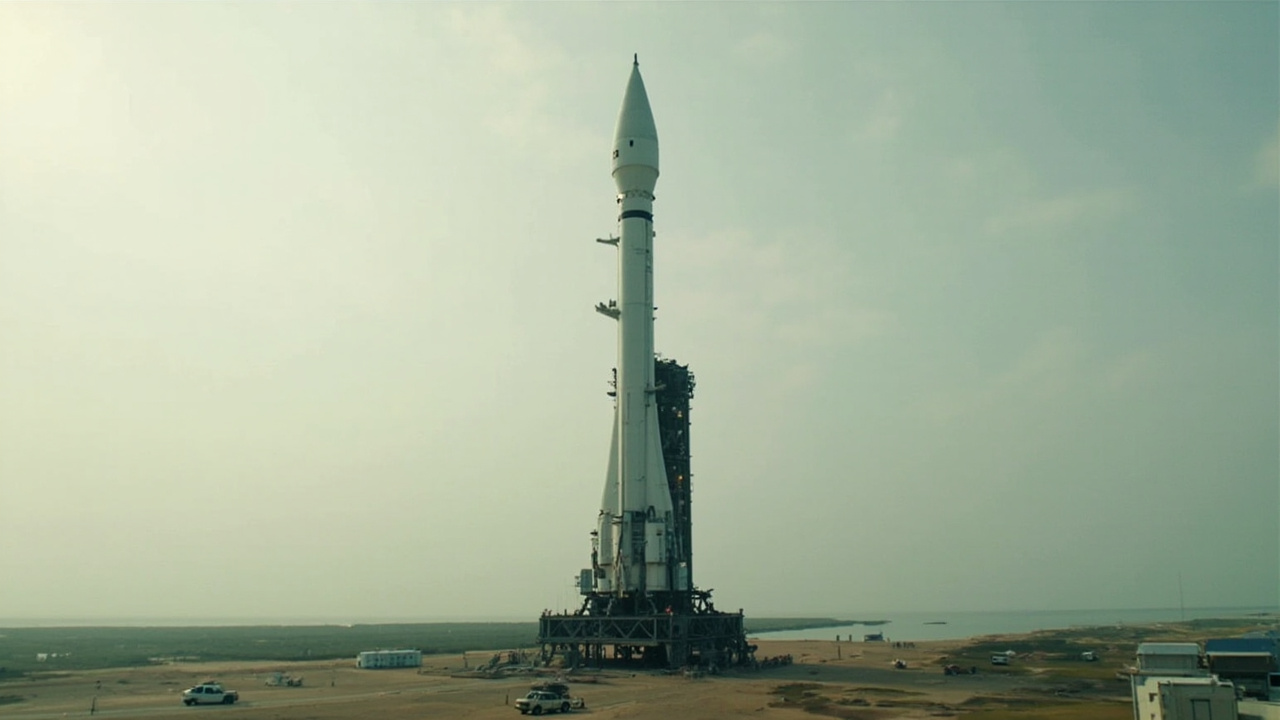 SpaceX Starship on launch pad at Starbase Texas