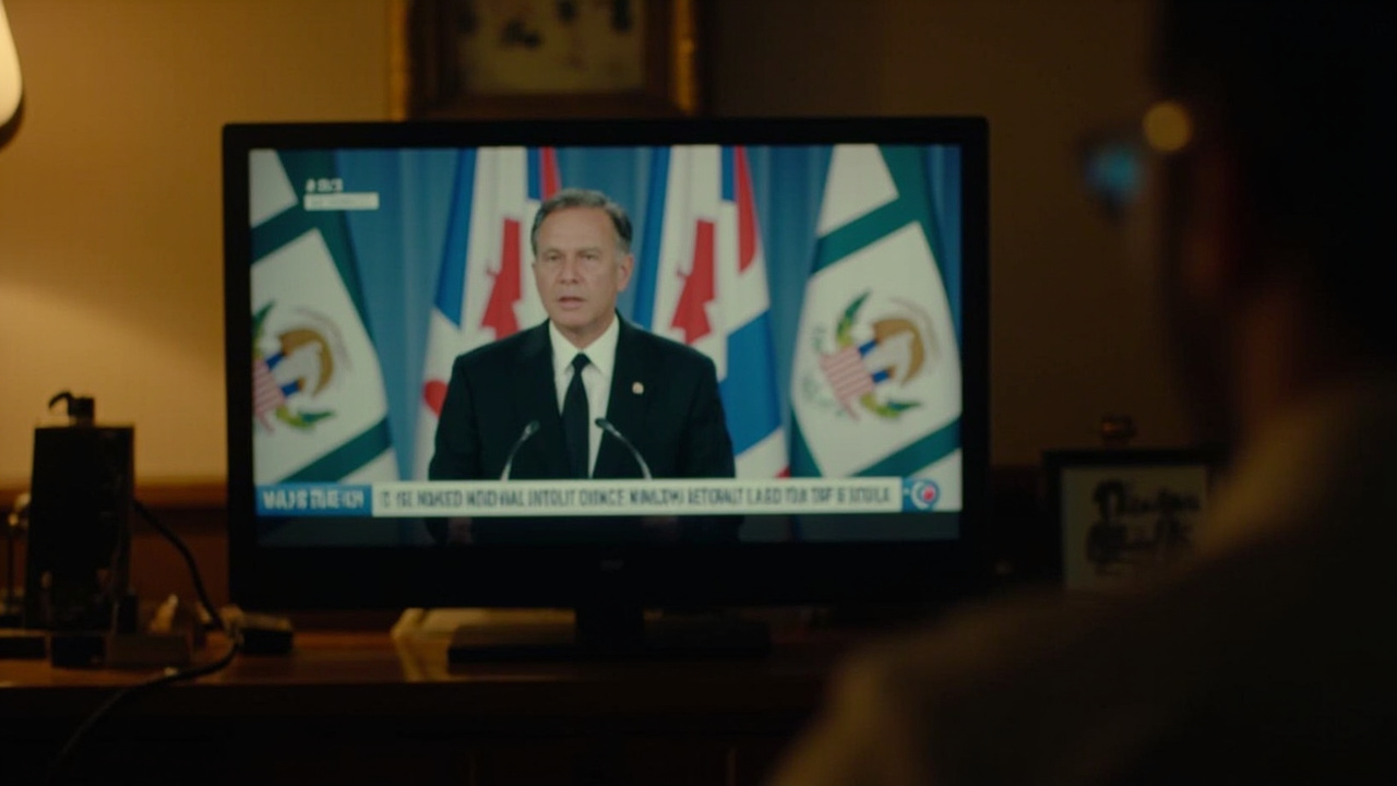 Iranian state television broadcast showing Supreme Leader Mojtaba Khamenei