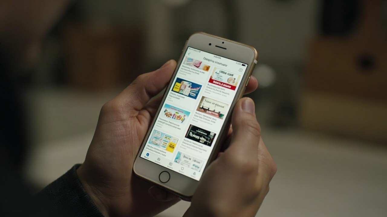 A smartphone screen showing multiple GLP-1 weight loss ads scrolling through a social media feed