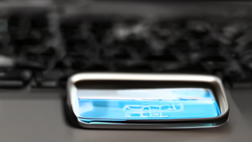 Close-up of a smartphone running an AI shopping agent beside an American Express card on a laptop keyboard