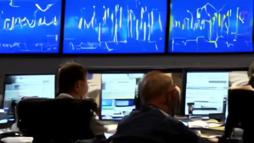 Commodity traders watching a crude futures curve during a volatile session