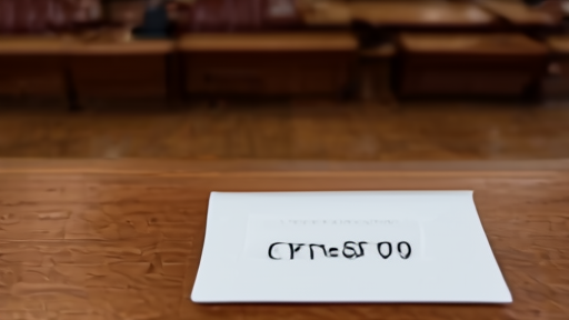 A closed House committee hearing room in late afternoon, a folder marked H.Res. resting on a witness table, the gallery benches empty.