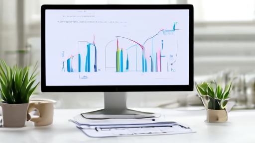 A quiet research office with a desk monitor showing a longitudinal-cohort line chart, the two lines running nearly parallel across a seven-year x-axis, a printed copy of the Aging & Mental Health paper beside a half-empty coffee cup.