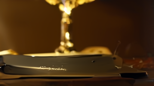 A Centurion card on a polished restaurant tabletop beside a leather check presenter, warm evening lighting.
