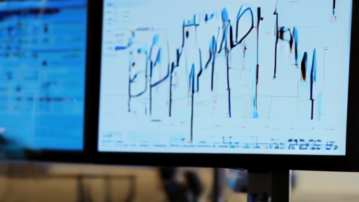 An energy-trading desk screen displaying a forward Brent curve with December 2026 deep in backwardation.