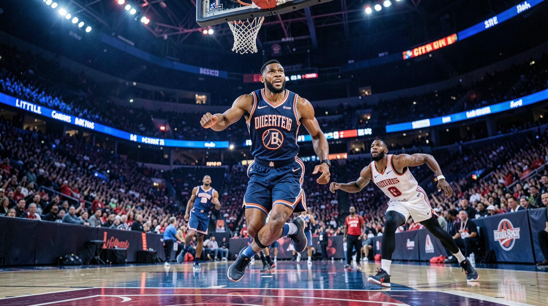 Cade Cunningham drives to the basket at Little Caesars Arena during Game 2 of the 2026 NBA playoffs