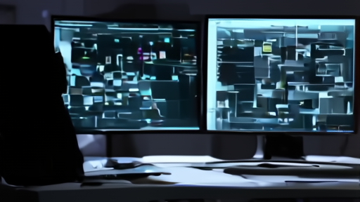 Security analyst reviewing incident timeline on multi-screen setup