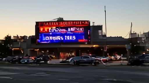 Fishers Event Center marquee in Indiana updated with Billy Strings postponement notice at dusk