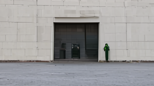 Exterior of Khamenei's Pasteur Street office in Tehran at dawn, IRGC guards at the gate