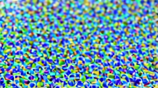 A microscope image of printed artificial neurons on a transparent substrate beside a culture of living brain cells