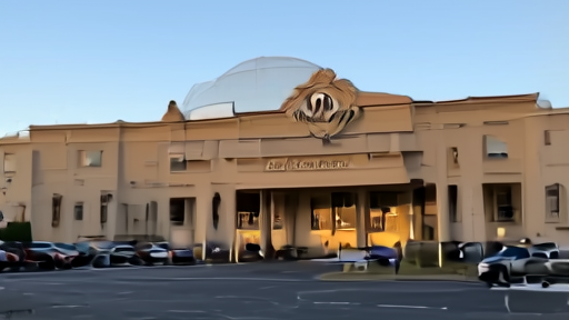 FDA building exterior with the agency seal visible, parking lot mostly empty, weekend morning light
