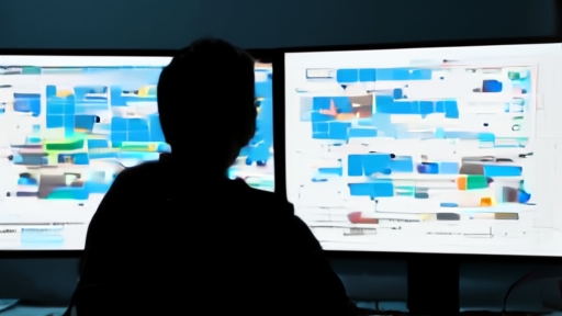 A security operations center with multiple monitors showing OAuth tokens and incident graphs and a single analyst at the keyboard