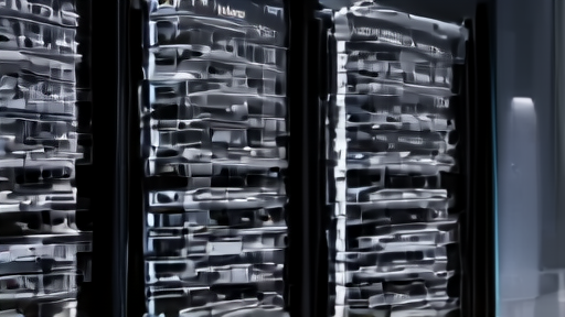 Engineers studying rack diagrams beside unbranded accelerator cabinets