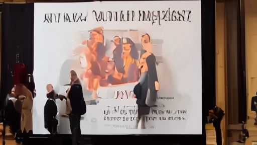 Theater lobby display for a music biopic with premium-format signage