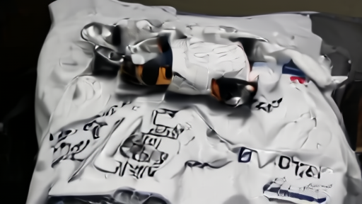 Training room treatment table with ankle wrap, knee brace and playoff schedule