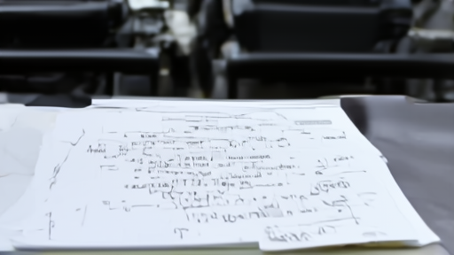 A congressional hearing room with surveillance folders and an April 30 calendar