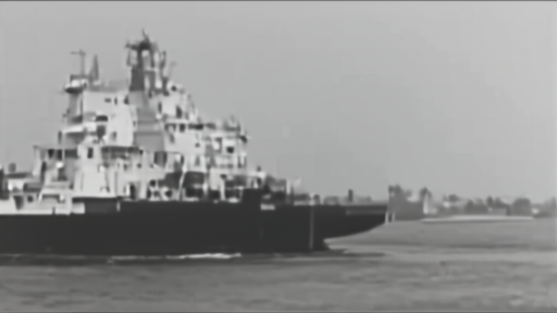 Tankers waiting offshore with a navigation screen showing warnings but no casualty marker