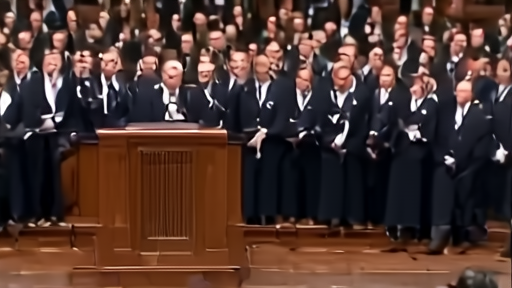 King Charles addressing a joint session of the US Congress as members of both parties stand and applaud.