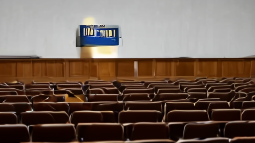 Empty Senate floor with vote-tally board lit, U.S. and Cuban flag composition outside.