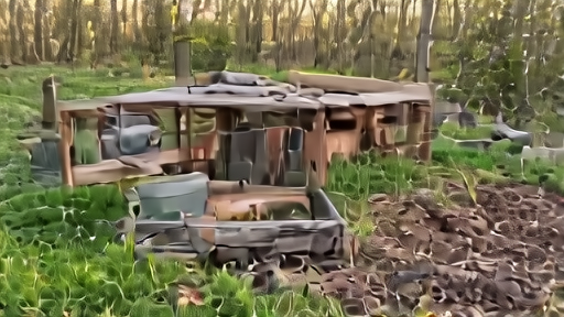 Backyard chicken coop in a residential garden with several hens visible inside the run and a wooden feed bin nearby.