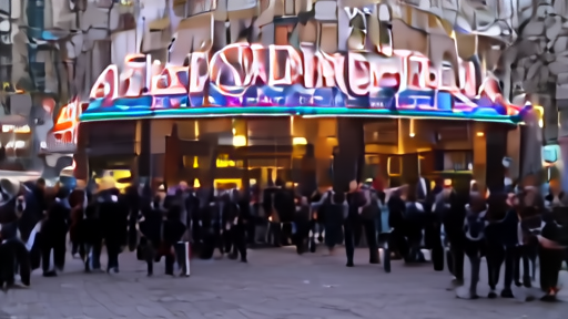 The marquee of Irving Plaza in lower Manhattan on a spring evening, fans queued at the door.