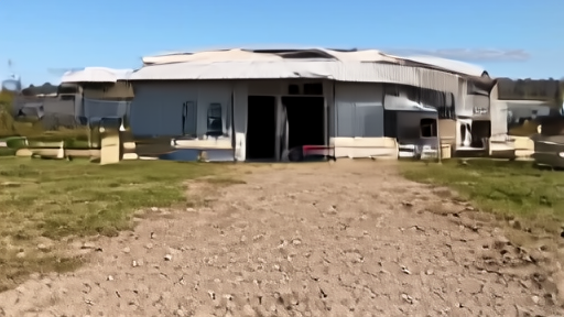 Idaho dairy barn entrance with quarantine notice