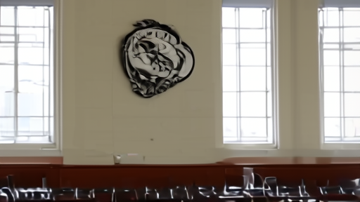 The hearing room of the Senate Environment and Public Works Committee with empty members' chairs