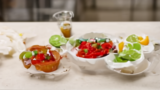 Wide overhead view of a kitchen counter staged for Cinco de Mayo with bowls of pico de gallo, sliced limes, blue corn chips, and a pitcher of margaritas, soft afternoon light.