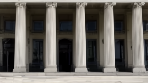 Wide exterior of the U.S. Treasury Department headquarters in Washington at midday.