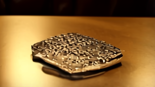 The Cerebras WSE-3 wafer-scale chip on a roadshow display table with banker briefcases nearby