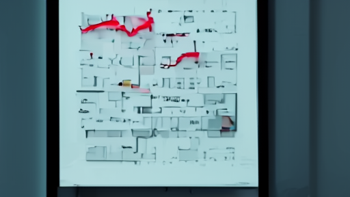 Empty Meta office with calendar showing May 20 circled