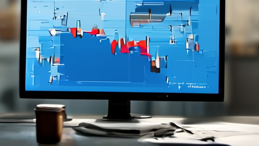 An oil trading screen showing a Brent chart beside a Gulf tanker route map
