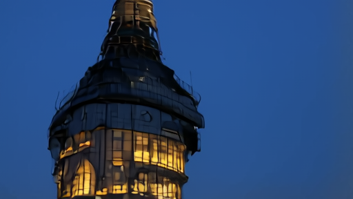 The ECB tower reflected in a dark trading screen with an oil price chart