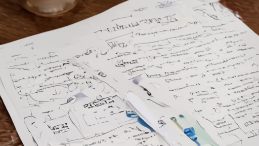 A kitchen table with infusion schedules, drug leaflets, and an unpaid-care notebook.