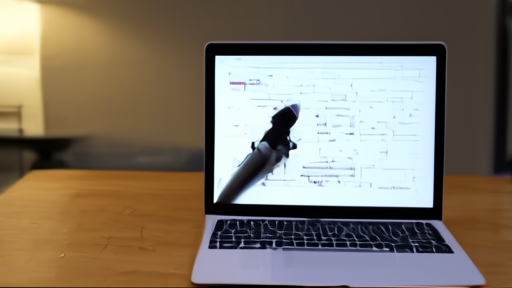 A microphone in front of a podcast laptop, a Pulitzer certificate visible at the edge of the desk, no one in the chair.