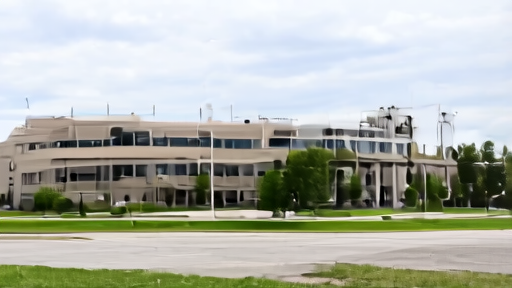 FDA white-flag campus headquarters in Silver Spring Maryland under spring overcast
